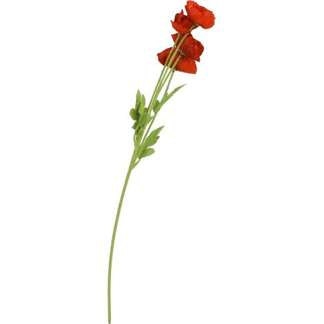 Stück realistische, dekorative Kunstblumen für Wohnzimmer, Hochzeit, elegantes Rot (1/5)