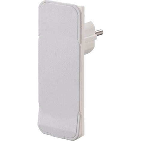 BACHMANN Flat Plug CEE7/7 blanco reconectable, sin cable, 933.002