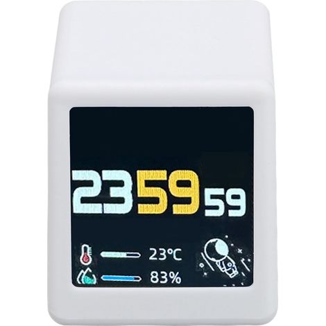 WiFi Time and Weather Display, Multifunctional, Easy to Use, Digital Desktop Clock (1/5)
