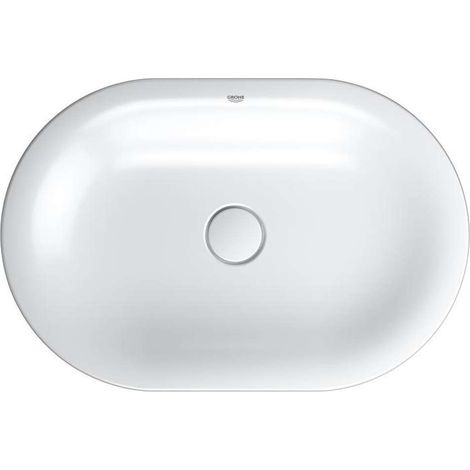 Grohe Essence - Vasque à poser 60x40 cm, PureGuard, blanc alpin 3960800H (1/5)