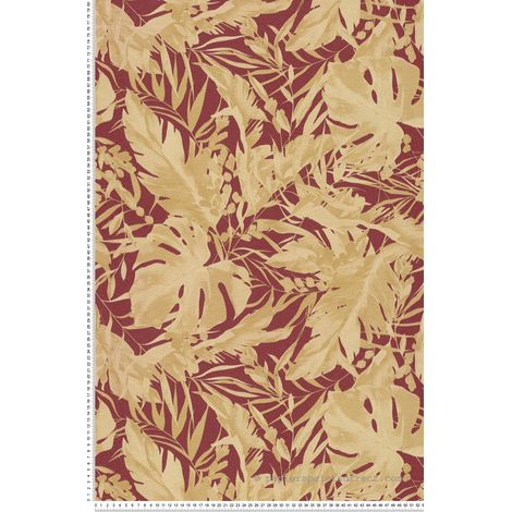 Papier peint Jungle Bordeaux Cosmoliving A.S. Création (1/5)