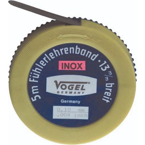 Rollo de fleje 25mm x 2,5M INOX espesor 0,03 VOGEL 463030