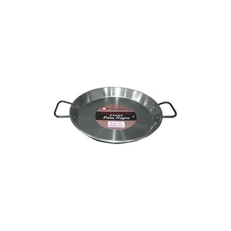 Poêle à paella polie 70cm pied noir idéal (1/2)