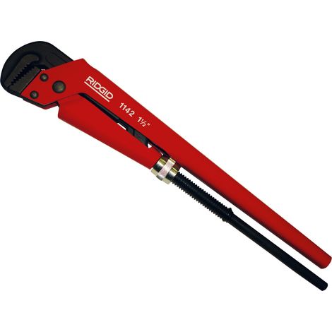 RIDGID 18381 Double-Handle Pipe Wrench Model 1141, 11 Inches, Suitable for 1-Inch Pipes