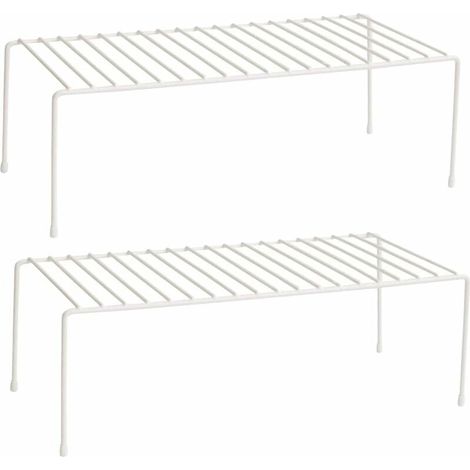 Set di 2 ripiani portaoggetti per mobili da cucina