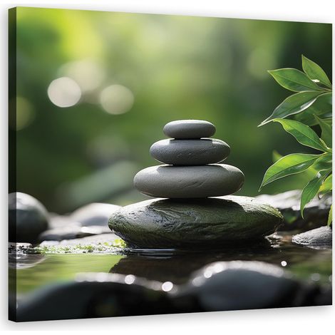 Quadro su tela, Pietre Natura Zen - 30x30 (1/5)