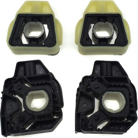 Kit de montage de radiateur en caoutchouc compatible avec VW Jetta - Réf. 1J080615E157F (1/3)