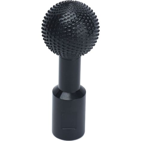 Fraise rotative sphérique en acier au carbone, 10 mm, pour meuleuse d'angle type 115/125, noire. (1/5)