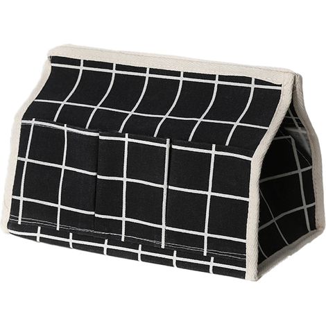 Boîte À Mouchoirs - Boîte De Rangement En Tissu - Compatible Avec Boîtes Standard 20 X 10 X 10 Cm - 1 Pièce (1/5)
