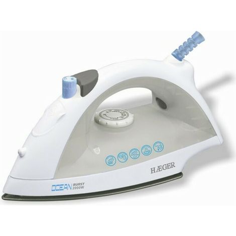 Haeger Ocean Burst 2000 Dampfbügeleisen Weiß 2000W