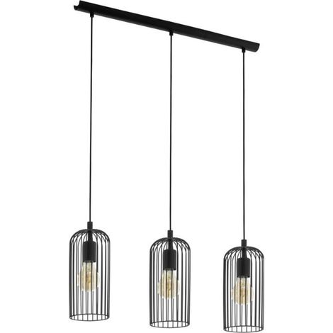 Lampe suspendue table à manger Roccamena 1 Lampe à fil à 3 lumières - 43688 (1/5)