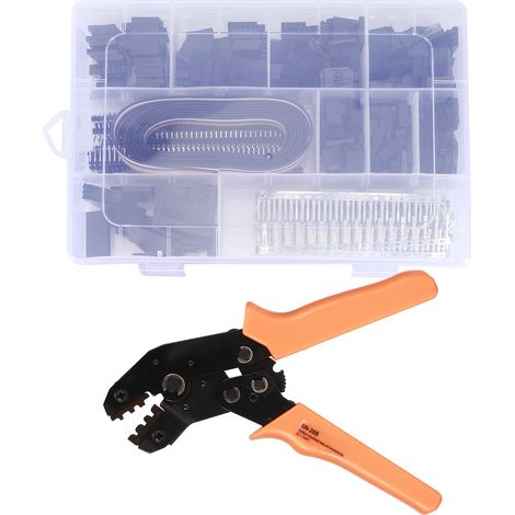 Kit d'outils de sertissage, pince à sertir à cliquet, jeu de cosses, outils manuels pour électricien, 0,1 à 1,0 mm (1/5)