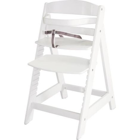 Silla Alta Evolutiva Sit Up III de Madera - ROBA - Ajustable en Altura - Blanco (1/4)