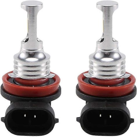 Kit d'ampoules LED H8 H9 H11 ultra-lumineuses pour phares, feux de route/croisement, 8000 lm, 8000 K, bleu glacier, 80 W