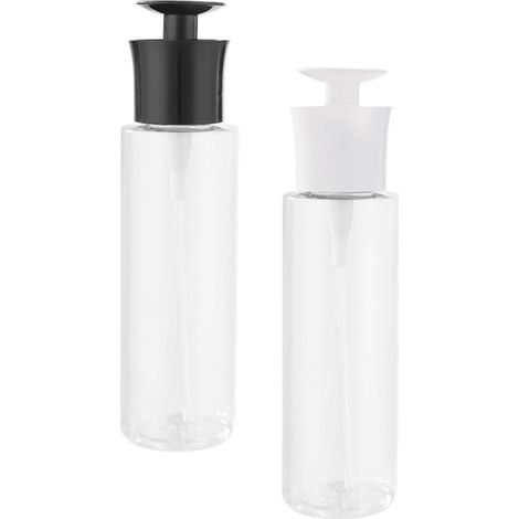 Lot de 2 flacons-pompes de lotion de voyage rechargeables de 300 ml (1/5)