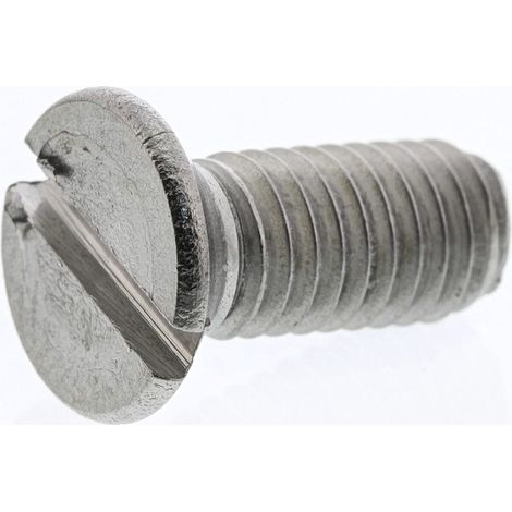 Vis à métaux RS PRO M5 à tête Fraisée fendue en Acier Inoxydable, 12mm ( Prix pour Sachet de 100 )