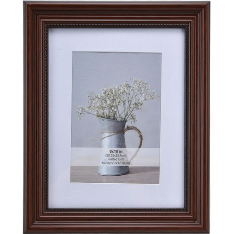 Cadre Photo Rectangulaire Style Moderne Concave pour Salon et Chambre - Format XL (1/5)