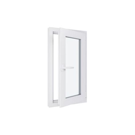Finestra in PVC - Triplo vetro - Bianco - 500 mmx900 mm cm
