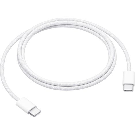 Apple USB-Ladekabel B-Ware (beschädigte / fehlende Verpackung) USB-C® Stecker, USB-C® Stecker 1 m W (1/2)