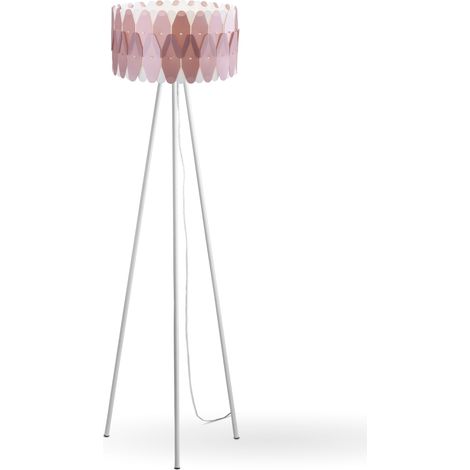 Piantana Moderna Amanda Polilux ® Pink Metal E Metallo 1 Luce E27 (1/2)