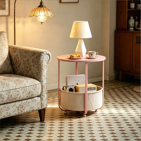 Table d’appoint au design simple,table basse ronde,canapé,table d’appoint (uniquement avec table d’appoint) (1/5)