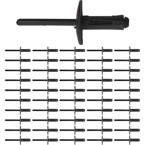 50pcs 6mm Plastic Blind Rivets for Car Wheel Arch X1 X3 X5 X6 Z4 Coupe E90 E91 E84 E83 E53 E70 F15 F85 E71 E72 E86 E85 (1/5)