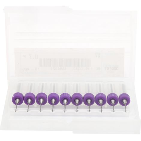 10 Pièces Aiguilles de Nettoyage 0.7mm en Carbure de Tungstène pour Tête d'Impression 3D (1/5)