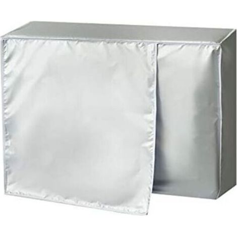 Housse pour pompe de piscine. Climatiseur Exterieur Plus épaisse Couverture Imperméable de Climatiseur de Couverture pour Unités Extérieures 75X26X57cm Fontainebleau (1/5)