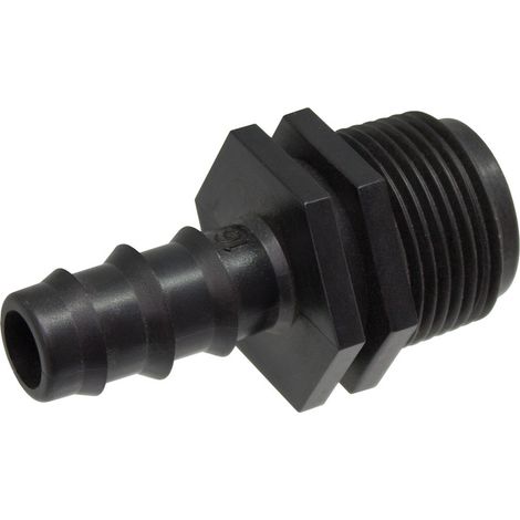 Männlicher Adapter 16-mm-Rohr auf 1/2-Zoll-Gewinde in Zip-Beutel 1 Einheit 900401 Aqua Control