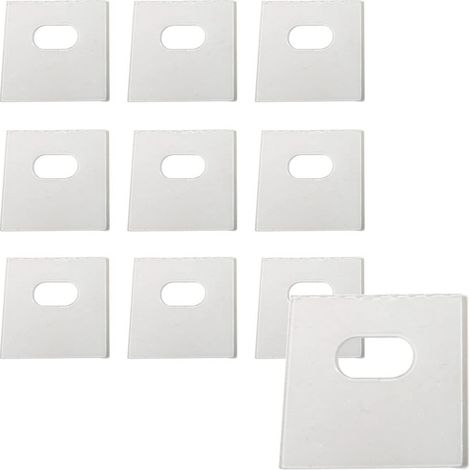 Kit de réparation de lamelles de store vénitien Premium 11 pouce (10 pièces) - Pièces de rechange pour rideaux à monter soi-même en cas d'usure. (1/5)