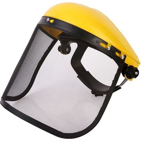 Pair Visière en Maille d'Acier, Protection du Visage, du Front (1/4)