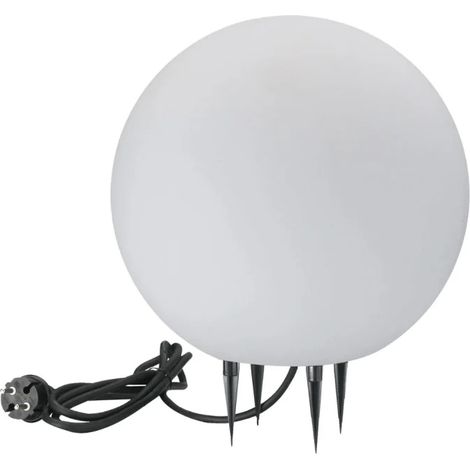 LAMPE DE JARDIN ARGENTO 30 BOULE BLANCHE E27 - PL-330383