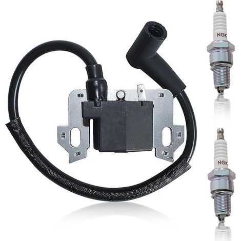 GCV160 Bobine d’allumage pour Honda GC160 GCV190 GC190 Tondeuse à gazon, Bobine d’allumage avce Bougie d'allumage BP5ES, Remplacement 30500-ZL8-004 (1/5)
