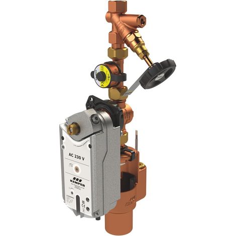 Kemper KHS Spülgruppe 230V mit Control-Plus, DN 15, PN 10, Figur 684 05