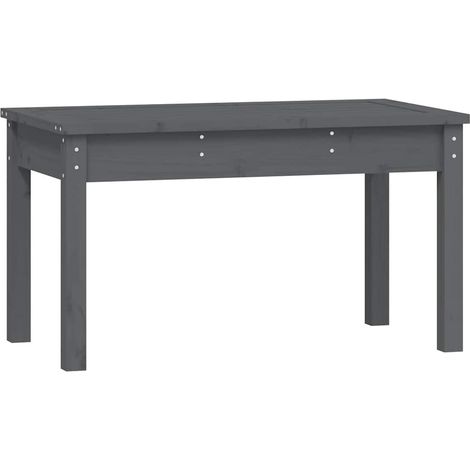 Maison Exclusive - Banco de jardín madera maciza pino gris 80x44x (1/5)