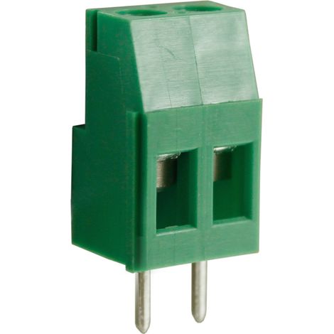 Bornier pour CI RS PRO 2 contacts 1 rangée(s) pas de 5.08mm