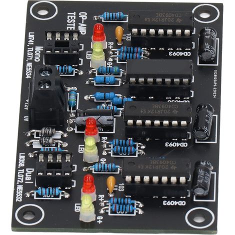 Module de test d'amplificateur opérationnel simple/double TL071 TL072 TL081 TL082 (1/5)