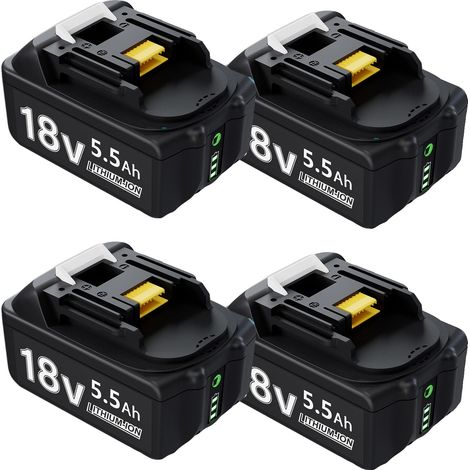 Batterie, Li-Ion, Capacité 5500mAh, 4 pcs (1/2)