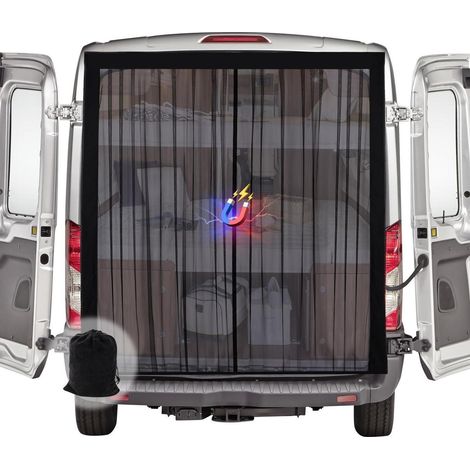 Moskitonetz für Transporter mit Magnetverschluss, Insektenschutz für Mercedes Vito, VW Transporter (1/5)