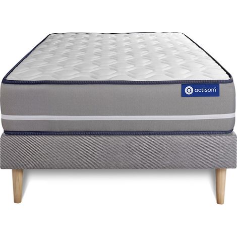 Kit rete e materasso matrimoniale Actiflex pur 90x190cm - Spessore : 20cm - Molle insacchettate - rigido