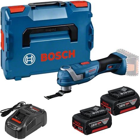 Multi-couteau sans fil GOP 18V-34 Bosch / 2x batterie 5,0 Ah + chargeur en boîte L 136