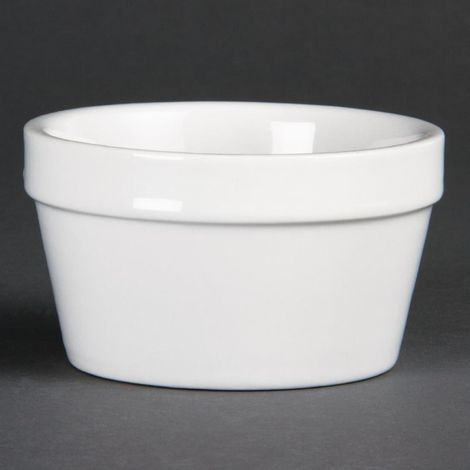 Ramequins Blancs 95mm (Lot de 6) - Ref DK829 - Olympia (1/2)