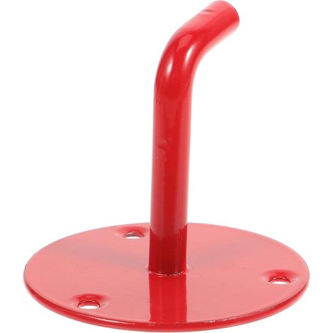Support Mural Rouge Crochet, 2 à 9kg pour Extincteur Co2 en Fer (1/5)