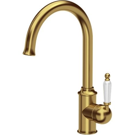 Quadron Rachel grifo de cocina oro acero inoxidable 330 mm