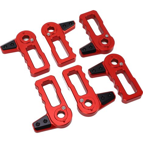 6 Poignées de Remplacement pour Dépose de Toit Rigide Jeep Wrangler JL JLU Gladiator JT 4xe Rouge (1/5)