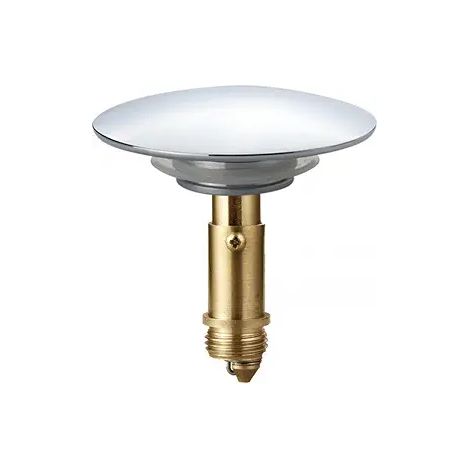 Sollbry Bonde clic-clac pop-up 66 mm pour lavabo de salle de bain, lavabo de cuisine, lavabo de salle de bain, bouchon en laiton massif plaqué chrome (1/5)