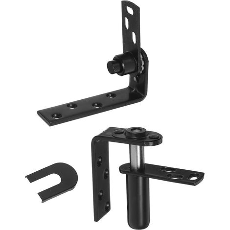 de porte de bar NUOBESTY en acier inoxydable 304 30 mm noire (1/5)