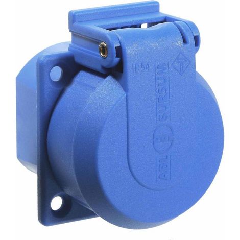 AS Schwabe 45085 Einbau-Steckdose IP54 Blau