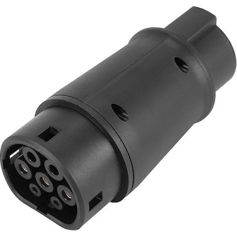 Adaptateur EVSE 32A J1772 Type 1 vers Type 2 pour véhicules électriques, chargeur pour voitures électriques (1/5)