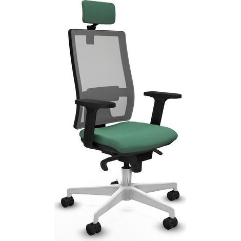 Piqueras y Crespo Chaise de bureau vert émeraude confortable (1/3)